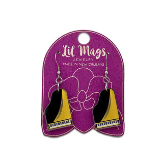 Piano Acrylic Earrings | Lil Mags