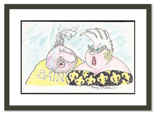 Vic & Nat'ly Pullin' fo' Atlanta Art Print