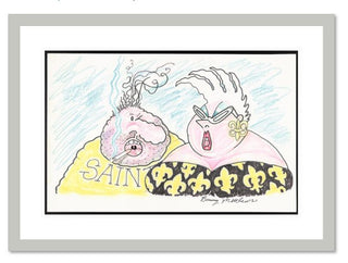 Vic & Nat'ly Pullin' fo' Atlanta Art Print