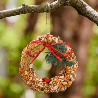 Rustic Seed & Feed Wreath 6 in.