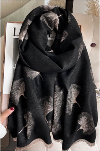Ginkgo Leaves Scarf