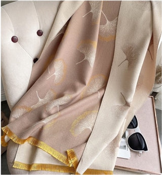 Ginkgo Leaves Scarf