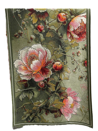 Heritage Peonies Scarf
