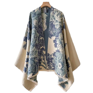 Blue Peonies Scarf