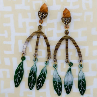 SOUTHERN LIVE OAK TOTEM EARRINGS