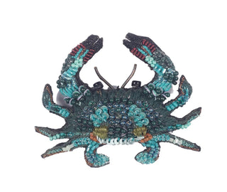 Jimmy Blue Crab Brooch Pin