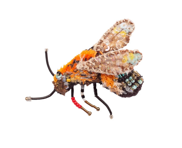 Flying Bee Brooch Pin