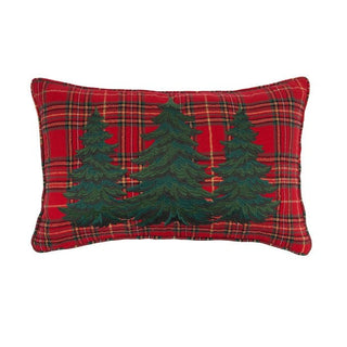 Spruce Tree Plaid Pillow