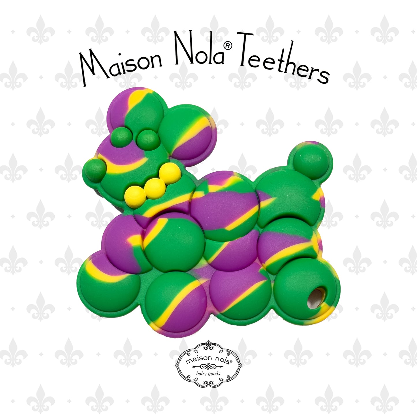 NEW ORLEANS THEME SILICONE TEETHERS