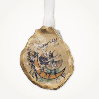 Vintage Mardi Gras Float Oyster Ornament