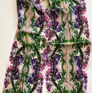 Wild Cleome Cotton Scarf