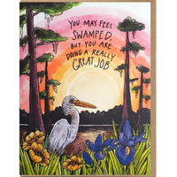 "You May Feel Swamped" Card