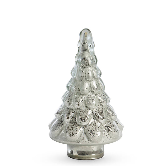 Park Hill Collection Icy Glass Tabletop Fir Tree Medium