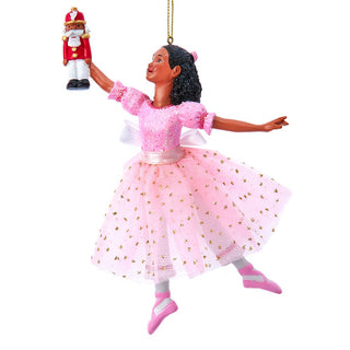 6.75"RESIN BLACK CLARA BALLERINA ORNAMENT
