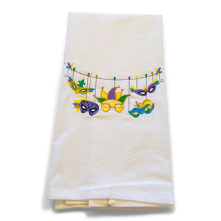 Towel - Mardi Gras Masks