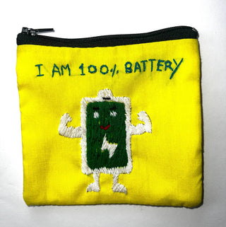 "Chalee" Hand Embroidered Pouches by Hmong Youth in Laos