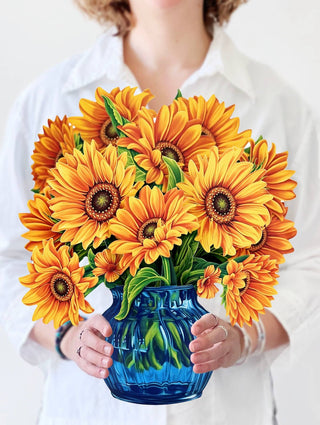 Sunflower (8 Pop-Up Greeting Cards)