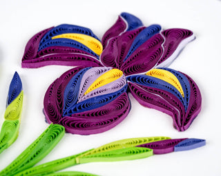 Iris Quilled Greeting Card