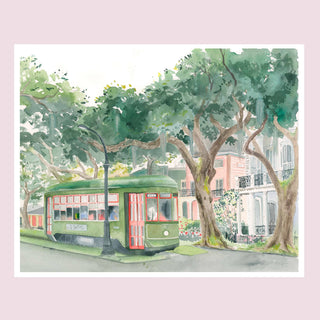 "St Charles Streetcar" Fine Art Print