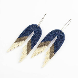 Navy Earrings TAVWE Collection