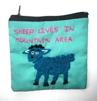 "Chalee" Hand Embroidered Pouches by Hmong Youth in Laos