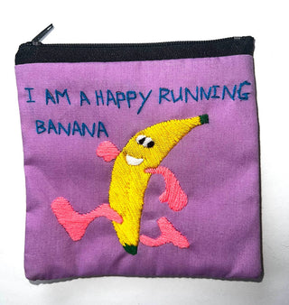 "Chalee" Hand Embroidered Pouches by Hmong Youth in Laos