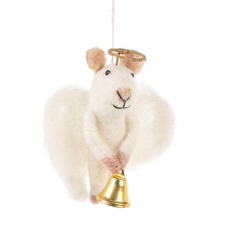 Handmade Felt Hanging Angelica Mouse Christmas Tree Decor