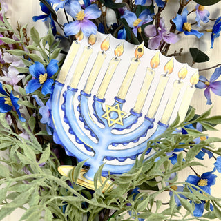 Menorah Decornament-Wreath Flair Hanukkah Holidays Charm
