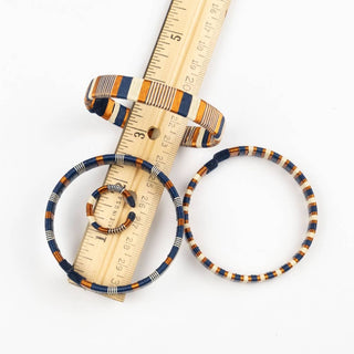 Navy & Copper Bracelet - TAVWE Collection