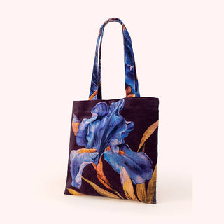 Iris Velvet Tote