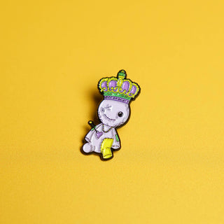 Mardi Gras Voodoo Doll Enamel Pin