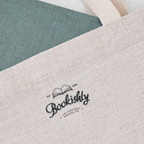 Where Is Human Nature So Weak as in the Bookstore? Tote Bag: Bookishly's Logo