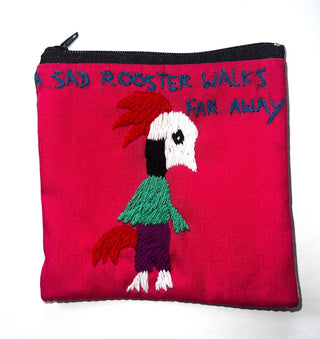 "Chalee" Hand Embroidered Pouches by Hmong Youth in Laos