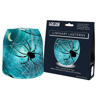 EEK! Halloween Spider Luminary Lanterns