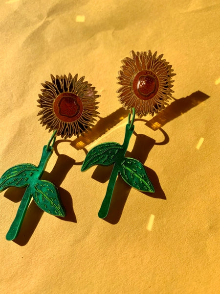 Not Picasso - Sunflower Earrings