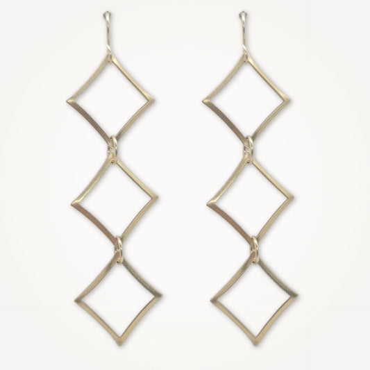 Diamondine Earrings - Triple