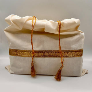 Gray Velvet Quatrefoil Clutch with Moonstones