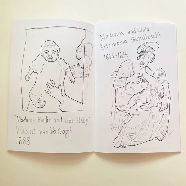 Historical Babies Coloring Book