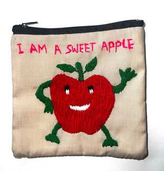 "Chalee" Hand Embroidered Pouches by Hmong Youth in Laos