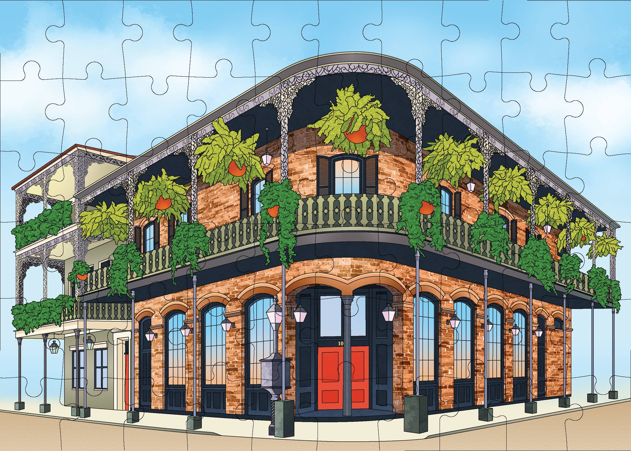 French Quarter New Orleans Puzzle The Shop at The Collection