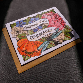 Wishing You Comfort And Peace Card