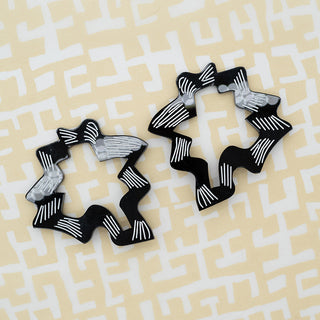 Nat'ly Earrings: Squiggle