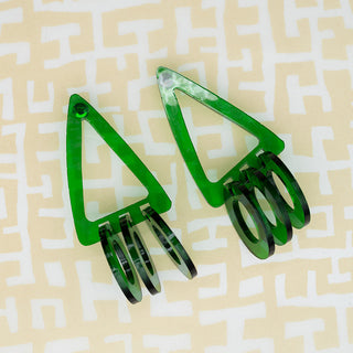 Nat'ly Earrings: Geometric Triangle