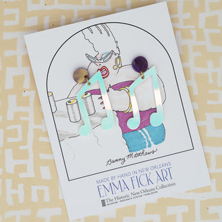 Nat'ly Earrings: Music Note