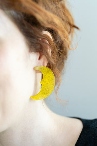 Nat'ly Earrings: Crescent Moon