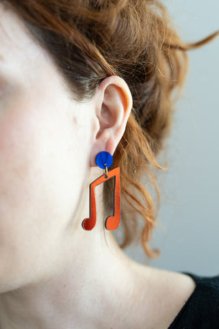 Nat'ly Earrings: Music Note