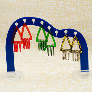 Nat'ly Earrings: Geometric Triangle