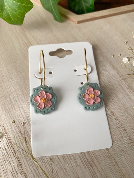 Floral Dangle Earrings