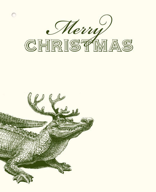 Christmas Gator Gift Tags