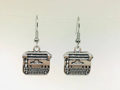 Typewriter Earrings: Studs